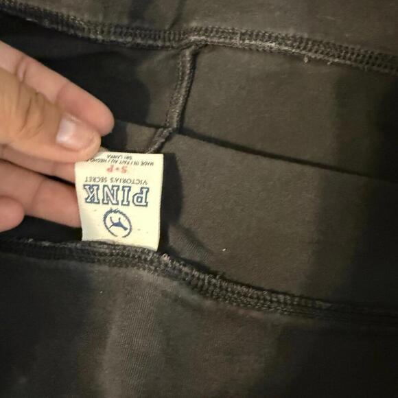 Y2K PINK Victoria's Secret Foldable Waist Flare Yoga Pants - Picture 3 of 4